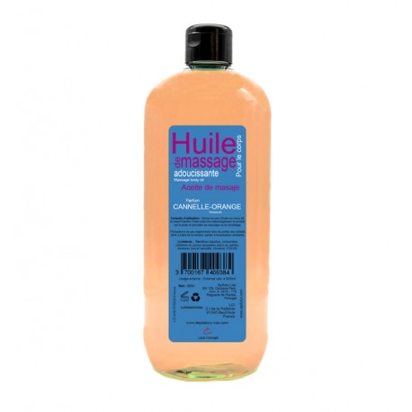 Huile de massage cannelle orange