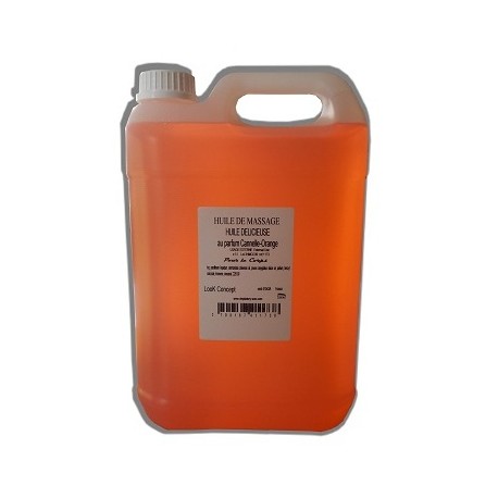 Huile de massage cannelle orange 5L