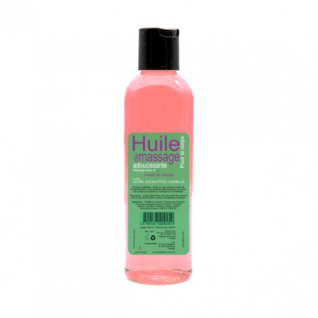 Huile de massage cèdre eucalyptus cannelle 200ml