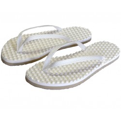 Spa tong V massante beige/Blanc/Blanc